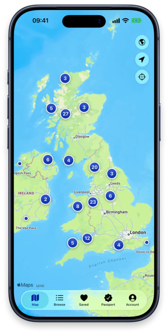 Routes app: the map of roads across Britain