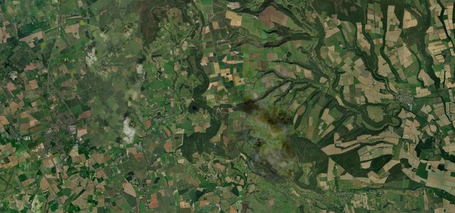 Satellite map of Sutton Bank, Northern England