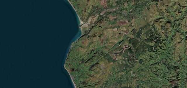 Satellite map of Tywyn Coast Road, Wales