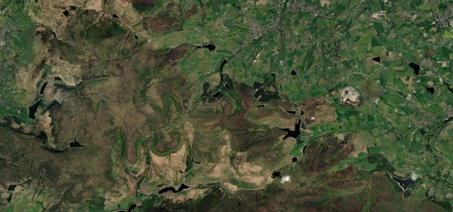 Satellite map of Holme Moss, The Midlands