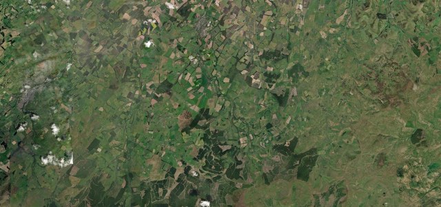 Satellite map of Carter Bar, Scotland