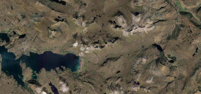 Satellite map of Glen Torridon, Scotland