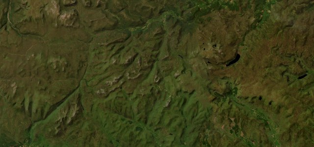 Satellite map of Cairnwell Pass, Scotland
