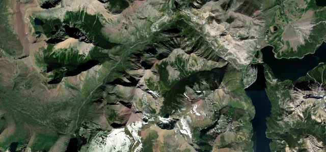 Satellite map of Akamina Parkway, Canada