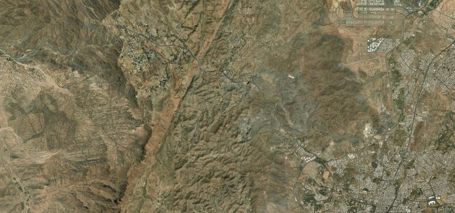 Satellite map of Al Hada Escarpment Road, Saudi Arabia