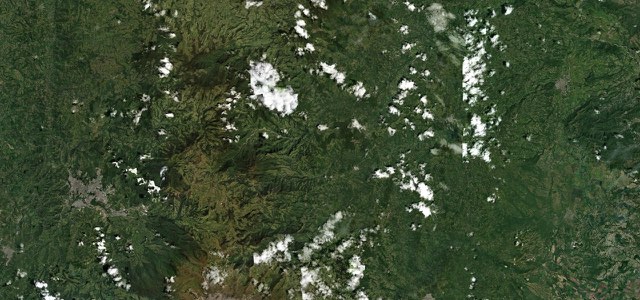 Satellite map of Alto de Letras, Colombia