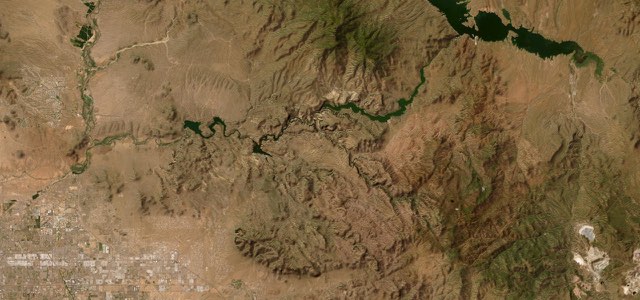 Satellite map of Apache Trail, The West