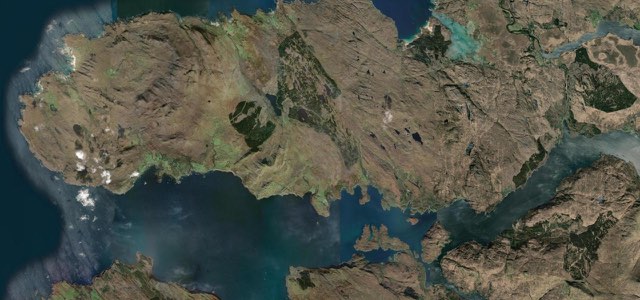 Satellite map of Ardnamurchan Peninsula Road, Scotland