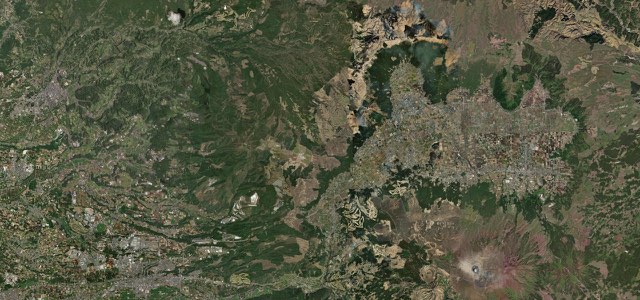 Satellite map of Aso Milk Road (Daikanbo), Japan