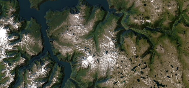 Satellite map of Aurlandsfjellet Snow Road, Norway