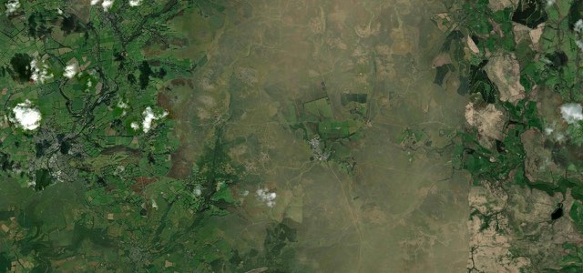 Satellite map of Tavistock to Dartmeet, Southern England