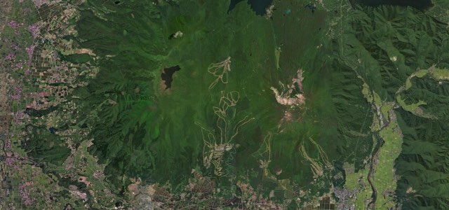 Satellite map of Bandai Gold Line, Japan