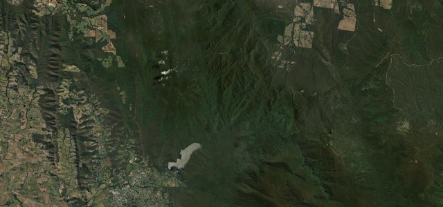 Satellite map of Black Spur Drive, Australia