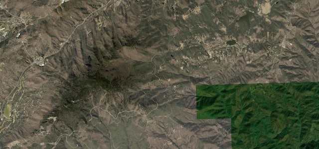 Satellite map of Blue Ridge Parkway Linn Cove, The East