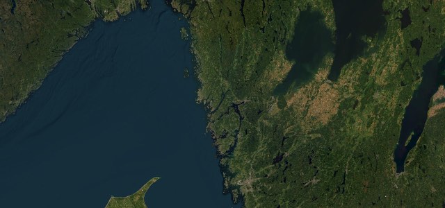 Satellite map of Bohuslän Coast Road, Sweden