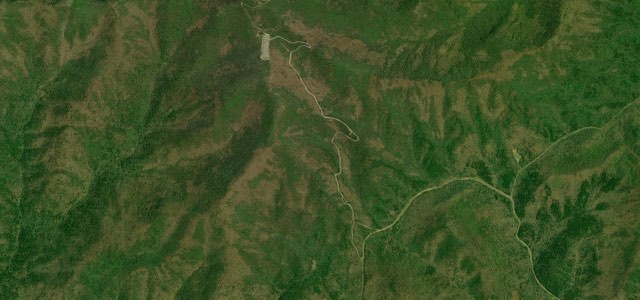 Satellite map of Brasstown Bald Spur, The East