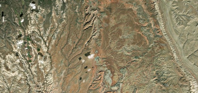 Satellite map of Burr Trail, The West