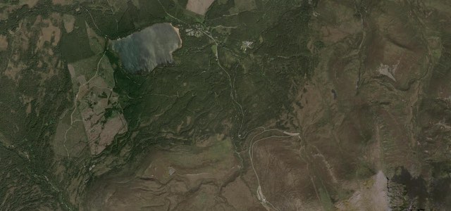 Satellite map of Cairngorm Mountain Road, Scotland