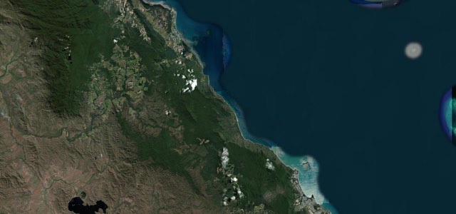 Satellite map of Captain Cook Highway, Australia
