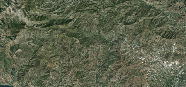 Satellite map of Carretera de la Cabra, Spain