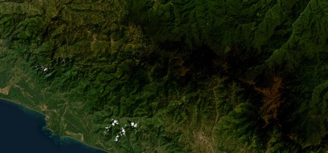 Satellite map of Cerro de la Muerte, Costa Rica