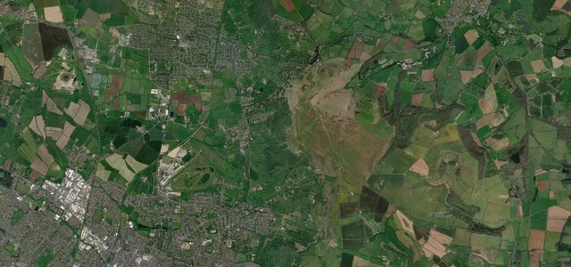 Satellite map of Cleeve Hill, The Midlands