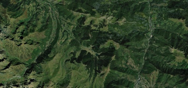 Satellite map of Col d'Aspin, France
