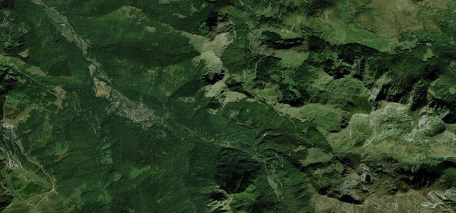 Satellite map of Col d'Agnès, France