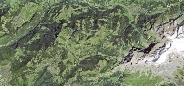 Satellite map of Col de la Croix, Switzerland