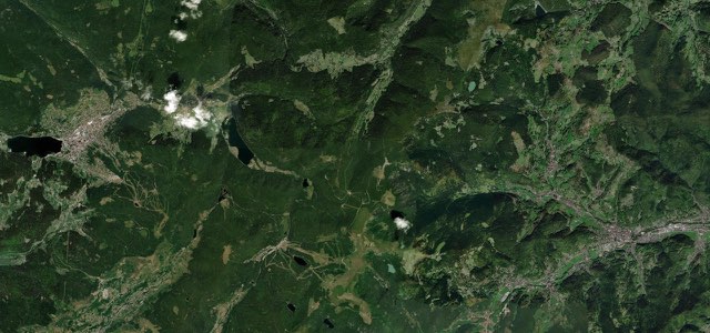 Satellite map of Col de la Schlucht, France