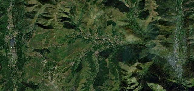 Satellite map of Col de Peyresourde, France