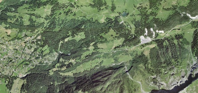 Satellite map of Col du Pillon, Switzerland
