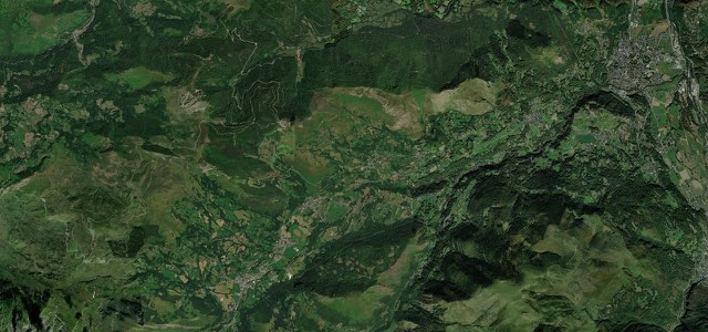 Satellite map of Col du Soulor, France