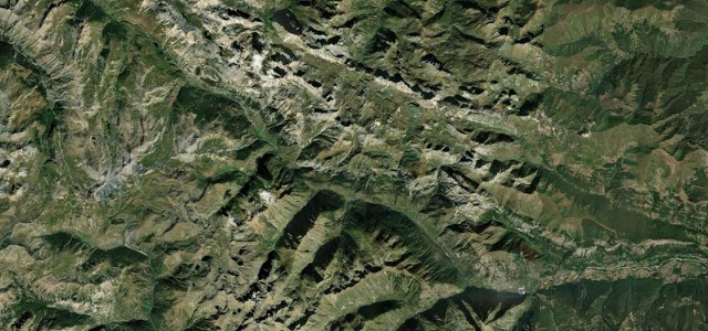 Satellite map of Colle della Maddalena, Italy