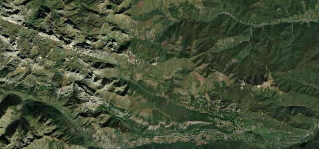 Satellite map of Colle Fauniera, Italy