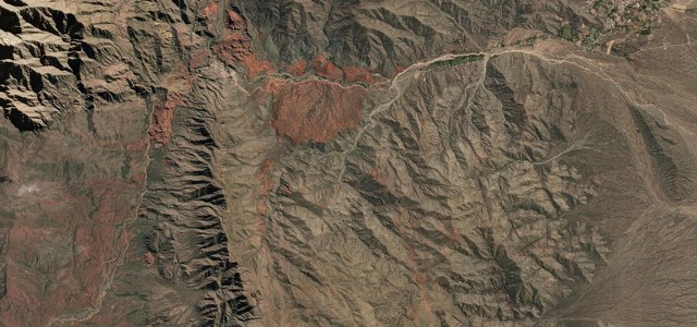 Satellite map of Cuesta de Miranda, Argentina