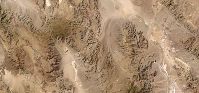 Satellite map of Death Valley Scenic Byway, The West