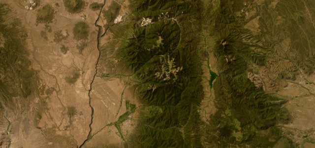 Satellite map of Enchanted Circle Scenic Byway, The West