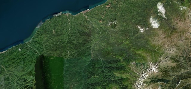 Satellite map of Fırtına Valley Road, Turkey