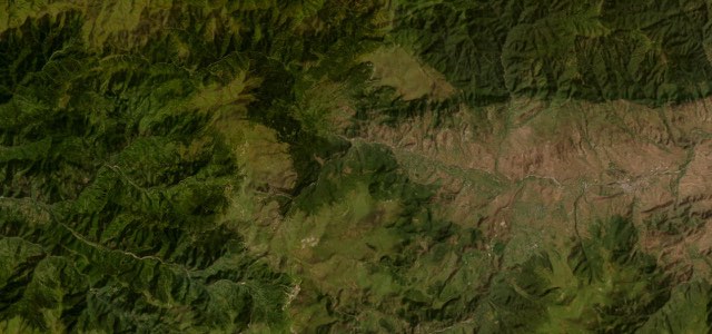 Satellite map of Goderdzi Pass, Georgia