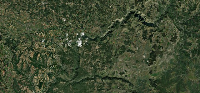 Satellite map of Gorges du Tarn, France