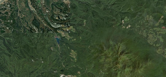 Satellite map of Hakkoda-Towada Gold Line, Japan