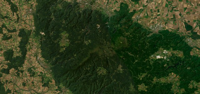 Satellite map of Harzhochstraße, Germany