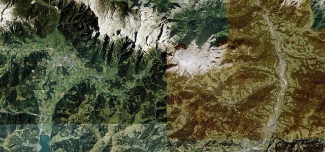 Satellite map of Hochkönig Straße, Austria