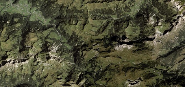 Satellite map of Hochtannbergpass, Austria