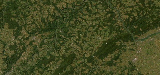 Satellite map of Hunsrückhöhenstraße, Germany