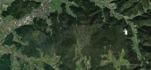 Satellite map of Kandel Pass Road, Germany