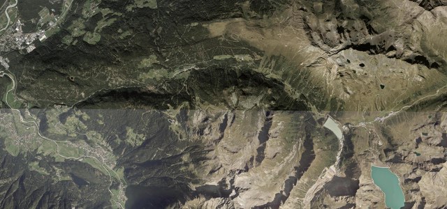 Satellite map of Kühtaisattel, Austria