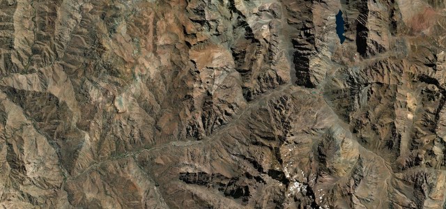 Satellite map of Los Caracoles, Chile