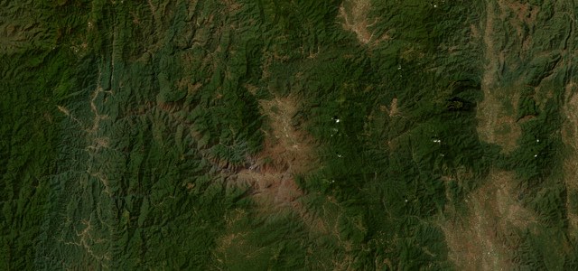 Satellite view of Mae Hong Son Loop